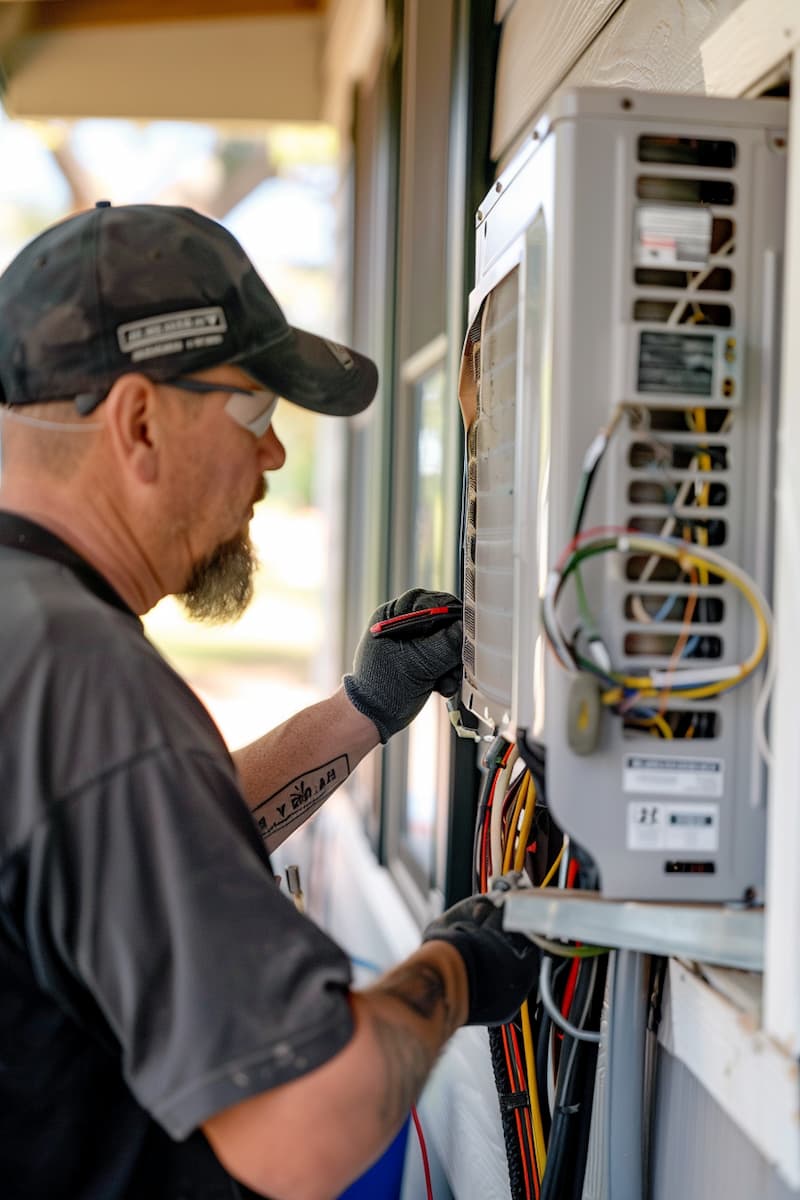 Ductless HVAC system installation