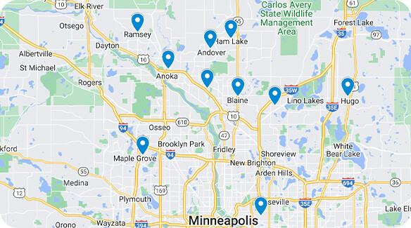 Service Area Map