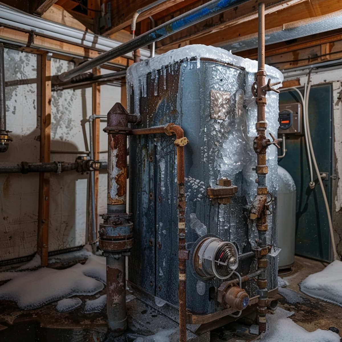 Frozen Boiler in need of repair